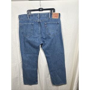 Levis 505 Mens‎ Jeans Size 40x30 Straight Leg Regular Fit Medium Wash Blue Denim